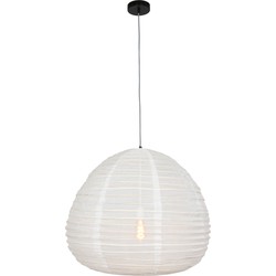 Anne Light & home Scandinavische Hanglamp -  - Metaal - Scandinavisch - E27 - L: 70cm - Voor Binnen - Woonkamer - Eetkamer - Wit