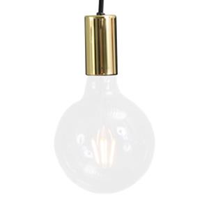 Masterlight Hanglamp Concepto pendel zwart met goud 2237-02