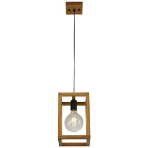 Searchlight Hanglamp Hout Square 54741-1NA