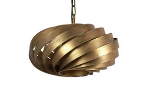 Decostar Gouden hanglamp Swirl S Ø 40cm 788731