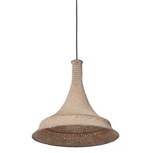 Anne light and home Pendelleuchte Marrakesch I in Natur-hell E27