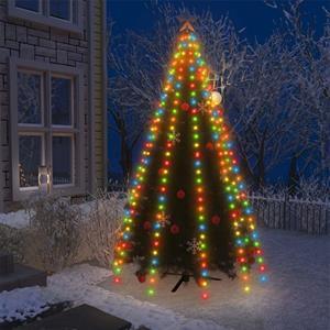 VIDAXL Weihnachtsbaum-lichternetz Mit 250 Leds Bunt 250 Cm