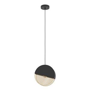 EGLO Mumbles Hanglamp - E27 - 28,5 cm - Zwart|Goud