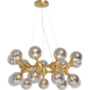 KARE DESIGN Atomic Balls Hanglamp 12 Lichts - Messing Met Rookglas
