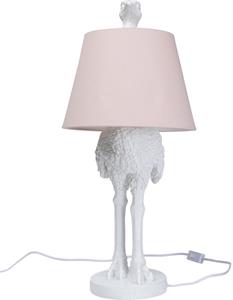 KARE DESIGN Struisvogel Vloerlamp En Tafellamp - Hoogte 66,5 Cm - Wit