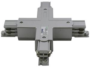 Tronix Kruiskoppeling X voor een spanningsrail aluminium 169-009
