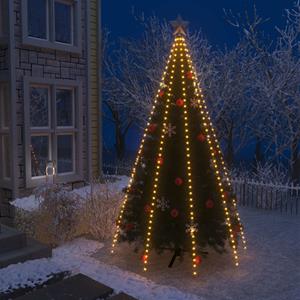VIDAXL Weihnachtsbaum-lichternetz Mit 400 Leds 400 Cm
