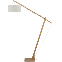 Good&Mojo Vloerlamp Montblanc - Bamboe/Naturel - 175x47x207cm