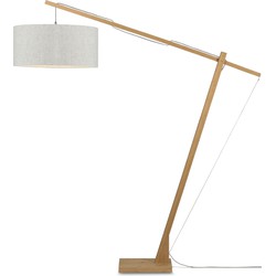 Good&Mojo Vloerlamp Montblanc - Bamboe/Naturel - 175x60x207cm