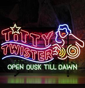 Fiftiesstore From Dusk Till Dawn Titty Twister Neon Verlichting 100 X 60 Cm