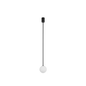 Nowodvorski Glazen plafondlamp Kier M - zwart - 96cm 10307