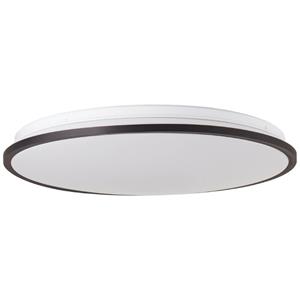 Brilliant Heida LED Deckenaufbau-Paneel 48cm schwarz, Metall/Kunststoff, 1x 30 W LED integriert, (Lichtstrom: 3000lm, Lichtfarbe: 3000-6500K)