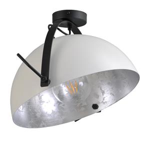 Masterlight Stoere plafondlamp Industria 40cm wit 5198-06-06-B