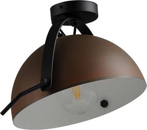 Masterlight Landelijke plafondlamp Larino 30 roestbruin met wit 5199-25-06-B