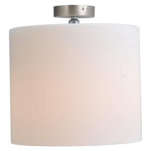 Masterlight Plafondlamp Cilindra 35cm wit met metaalgrijs 5111-37-06