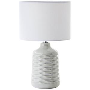 Brilliant Tafellamp Ilysa grijs met wit 94569/22