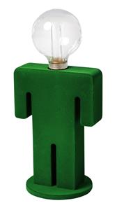 ETH Houten tafellamp Adam Velvet groen 05-TL3288-33
