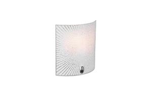 Trio -  Wandlamp Elisa Chroom  Glas