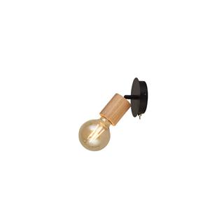 Searchlight Houten wandlampje Spinny 50211-1NA