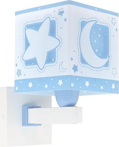 Dalber Blauwe wandlamp Moonlight voor kinderkamer 63239T