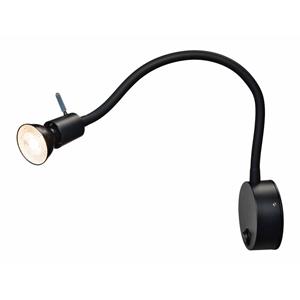 SLV - verlichting Flexibele leeslamp Dio Flex zwart 1002608
