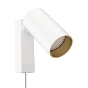 Euluna Nowodvorski Lighting Wandstrahler Mono I mit Stecker weiß/gold