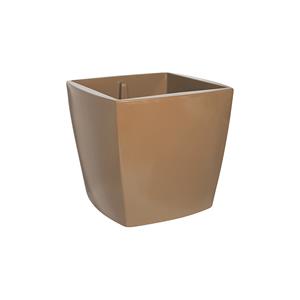 DEGARDO Pflanzbehälter, TREVIA 900Q, HxBxT 900 x 1000 x 1000 mm, clay