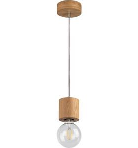 SPOT Light Hanglamp TRONGO Hanglamp, natuurproduct van eikenhout, duurzaam, kabel in te korten