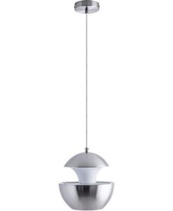 pacohome Paco Home Pendelleuchte Esszimmer Hängelampe Küchenlampe Esstischlampe Industriell Modern Weiß (Ø20 cm), Pendelleuchte - Metall Gebürstet