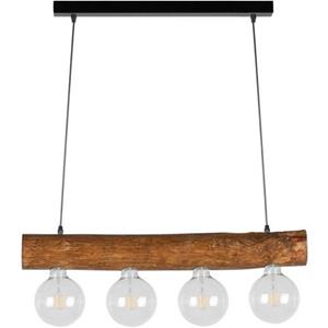 SPOT Light Hanglamp TRABO SIMPLE Hanglamp, houten balk van massief grenenhout Ø 8-12 cm