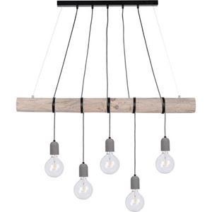 SPOT Light Hanglamp TRABO CONCRETE Hanglamp, houten balk van massief grenenhout Ø 8-12 cm