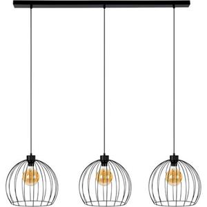 BRITOP LIGHTING Hanglamp COOP Decoratieve lamp van metaal met elementen van eikenhout (1 stuk)