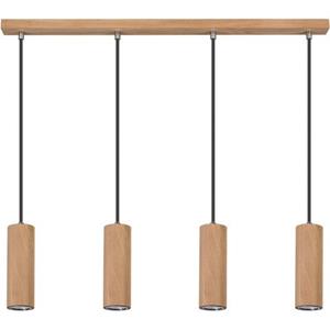 SPOT Light Hanglamp PIPE Hanglamp, natuurproduct van eikenhout, led verwisselbaar (1 stuk)