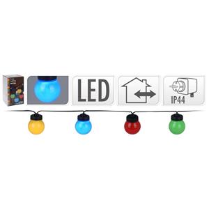 LED-Party-Lichterkette 20 Lampen Mehrfarbig 12V Progarden Mehrfarbig