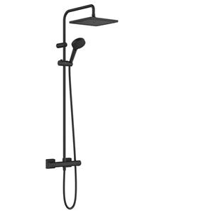 Hansgrohe Vernis 240 1jet Showerpipe met thermostaat mat zwart 26427670