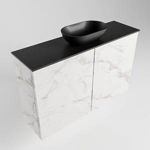 Mondiaz Fowy fonteinmeubel 80cm Carrara - Waskom midden Urban/Urban - met 1 kraangat