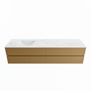 Mondiaz Vica Dlux badmeubel 200cm Oro - Cloud wastafel Opalo links - zonder kraangat