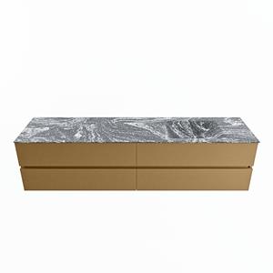 Mondiaz Vica Dlux badmeubel 200cm Oro - Cloud wastafel Lava rechts - met 1 kraangat