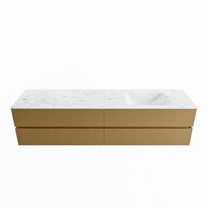 Mondiaz Vica Dlux badmeubel 200cm Oro - Cloud wastafel Opalo rechts - met 1 kraangat