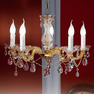 ORION Kroonluchter Marie Claire kristalglas 5-lamps