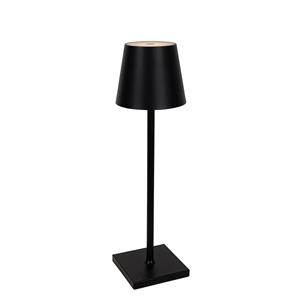 QAZQA Buiten tafellamp zwart incl. LED en dimmer oplaadbaar - Jackson