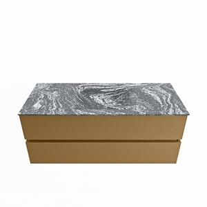 Mondiaz Vica Dlux badmeubel 120cm Oro - Cloud wastafel Lava midden - zonder kraangat