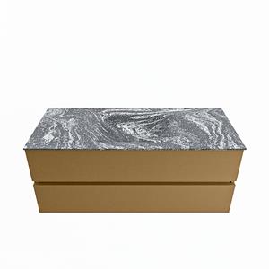 Mondiaz Vica Dlux badmeubel 120cm Oro - Cloud wastafel Lava midden - met 1 kraangat