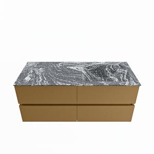 Mondiaz Vica Dlux badmeubel 120cm Oro - Cloud wastafel Lava rechts - zonder kraangat