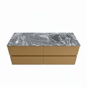 Mondiaz Vica Dlux badmeubel 130cm Oro - Cloud wastafel Lava rechts - zonder kraangat