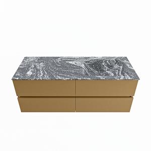 Mondiaz Vica Dlux badmeubel 130cm Oro - Cloud wastafel Lava rechts - met 1 kraangat