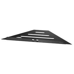 Smedbo Sideline hoekplanchet 20x20cm voor tegelvoeg - mat zwart