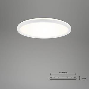 Briloner LED-Deckenlampe Slim S dimmbar CCT weiß Ø 29 cm