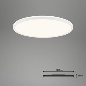 Briloner LED-Deckenlampe Slim S dimmbar CCT weiß Ø 45 cm