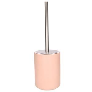 WC-borstel/toiletborstel inclusief houder zalm roze cm van steen -